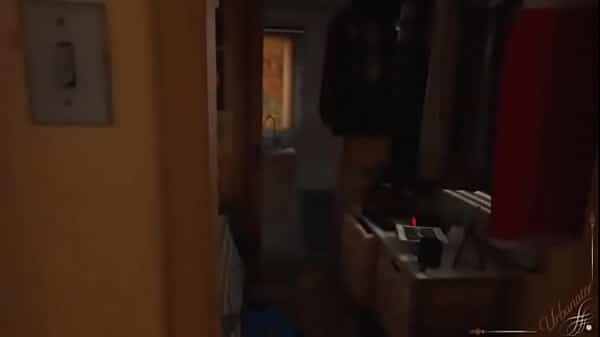 Hot shemale fucking in a lift