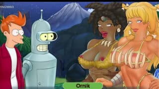 Futurama Lust in Space 03 – Fry & Bender Found Two Super Hot Busty Amazon – Futurama Parody Porn Game