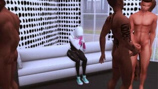 GWEN STACY GETS HARD BBC GANGBANG AND BLOWBANG WITH BBC CROWD CHEATING ON HER BOYFRIEND SPIDER MAN (SIMS 4   ANIME HENTAI   SFM)