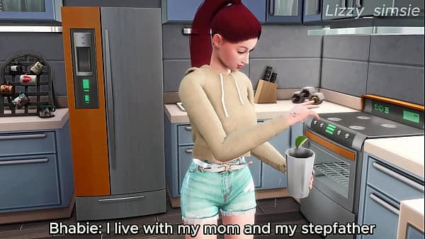 Stepfather fucks and cum on rebellious stepdaughter – sims 4 –