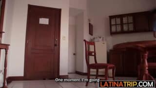 Amateur latina Karina turns into a total slut on fake casting