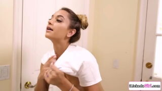 Lesbian babes sniffing bffs wet panties before pussy licking