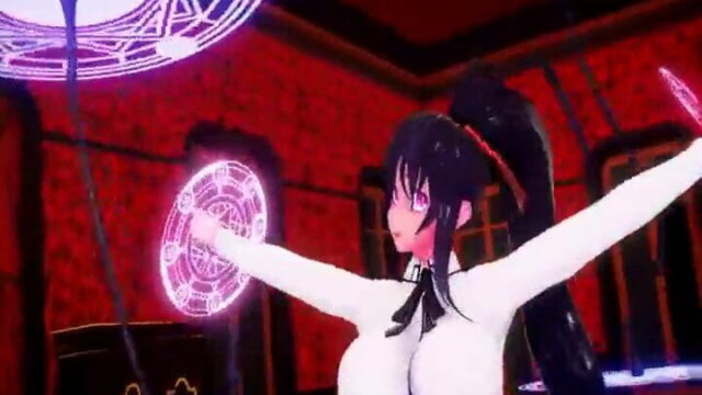Akeno High School DXD Breast and Ass inflation