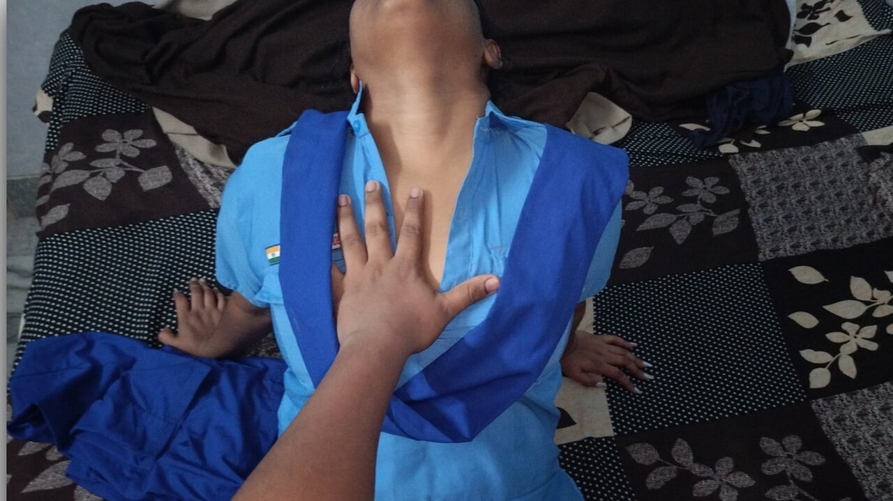 High School Tamil Girl Fucks her Step Brother – Desi Anal Sex with Hindi Audio