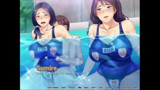 Netorious Neighbor Cumming for their Wifes ep4 – Threesome in the pool