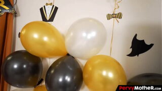 PervyMother – Stepson Takes Care of his Lovely Stepmom on News Year Party