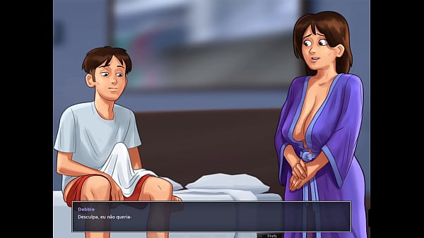 Summertime Saga ep 12 – Comprando brinquedos para Jenny e Pego batendo Punheta com calcinha da Milf