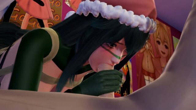 Tsuyu Asui’s New Year’s Eve Cosplay l 3D Hentai uncensored Boku no Hero Academia