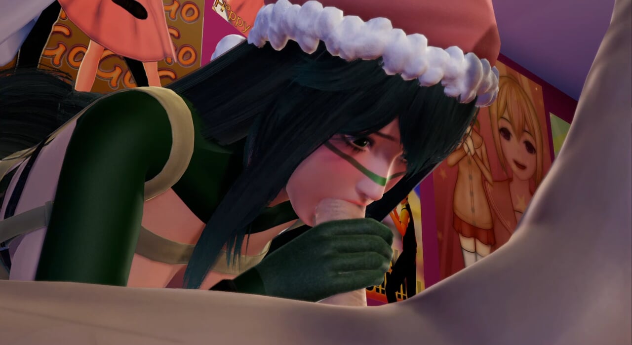 Tsuyu Asui’s New Year’s Eve Cosplay l 3D Hentai uncensored Boku no Hero Academia