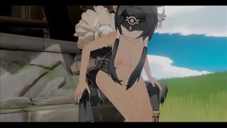 Candace X Hilichurls Sex Hentai Genshin Impact Outside Camp Big Boobs Cumshot MMD 3D Black Hair (CLIP)