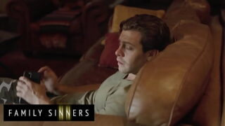 FAMILY SINNERS – Silvia Sage Takes Comfort In Her Stepson  Seth’s Arms When She Gets The Urge To Suck His Big Dick