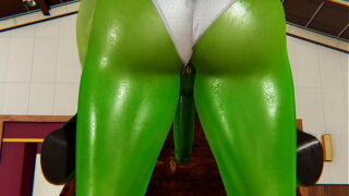 Futa – Fiona gets creampied by She Hulk (Shrek)