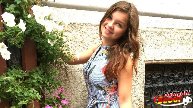 GERMAN SCOUT – First Time ANAL for 18yr young College Teen
