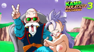 Kame Paradise 3 – West Supreme Kai gets saved by a big old cock
