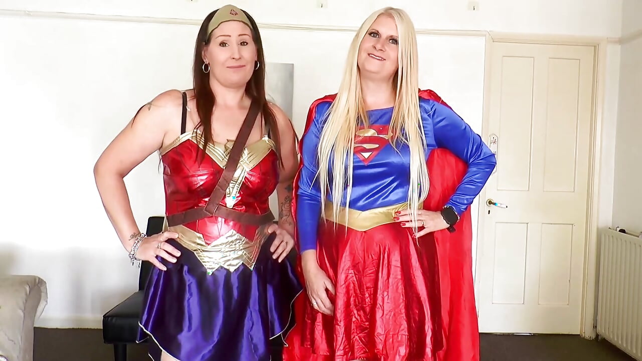 Superheroines Punish You with Their Futa Cocks