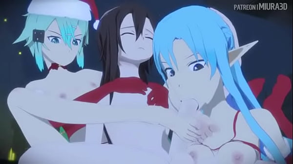 Crhismas whith asuna elf