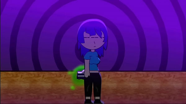 Una animación corta Parte 3 (Basó) chica pelo Morado Tirándose p2