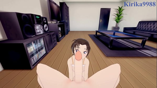 Kazuha Toyama and Masumi Sera intense sex. – Detective Conan POV Hentai