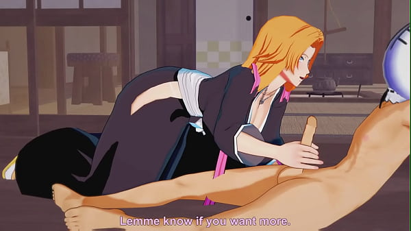 Rangiku Matsumoto fucking with her huge tits!