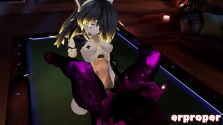 Vrchat a deamon, a robot , and a dragon have hot 3way