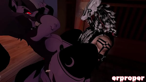 Vrchat luna gets gang fucked
