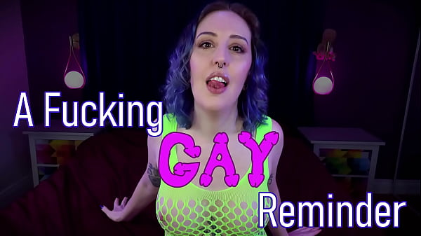 A FUCKING GAY REMINDER – PREVIEW – Gay Confession Encouragement, Homoerotic Dirty Talk by Miss Faith Rae with POV Eye Contact and Fishnet Lingerie – HD 1080p MP4