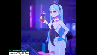 Hot Rebecca serves multiple clients Very Well – Cyberpunk 2077 Hentai Animation 4K