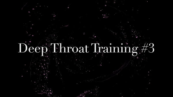 Sexy blonde sports girl deepthroat training