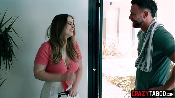 Desperate big tits teen Codi Vore will do anything for warm home and sleep