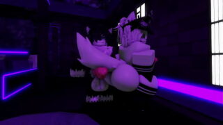 Hard sex with my furry girlfriend in Roblox :P