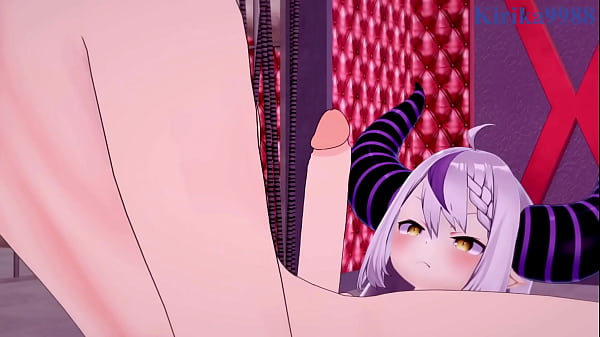 La Darknesss and Roboco-san intense sex. – Hololive VTuber Hentai