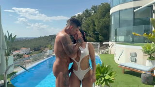 Oiled Ass And Rough Sex In The Garden With Pornstar Sara Retali & Leo Santos