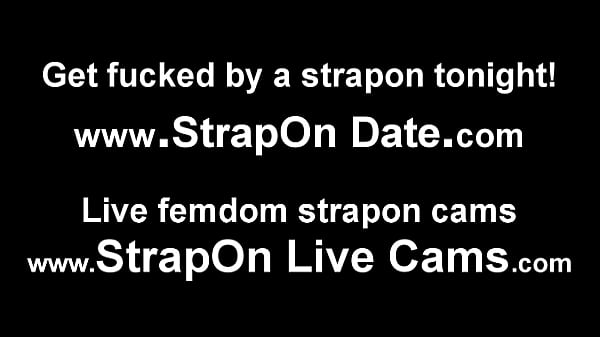 Open your cheeks and get ready for my strapon