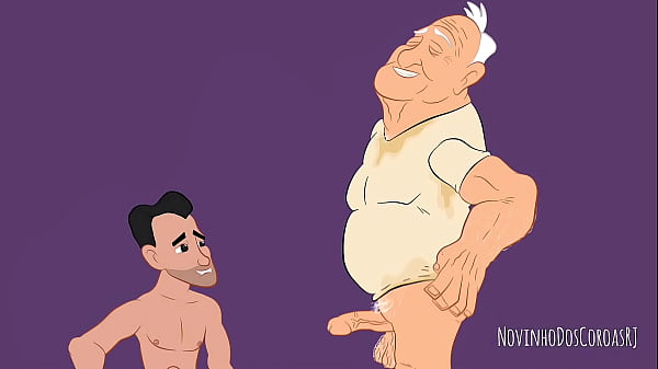 Twink mamando vovô babão – animação