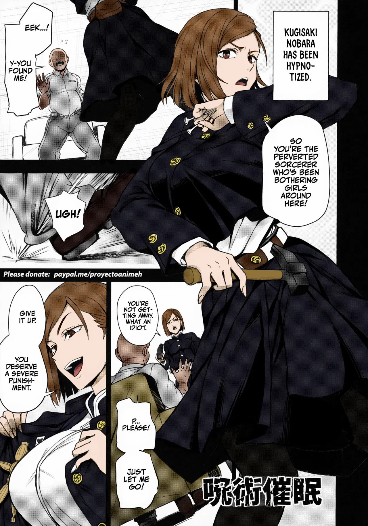 Aiue OkaDakuon Jujutsu Hypno COLOR By Proyectoanimeh comic porn