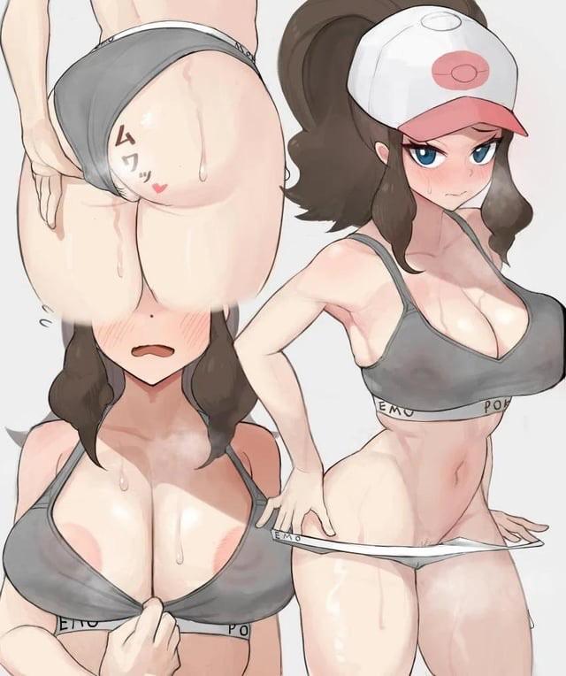 Day 1 of being extremely horny for Pokesluts. Slut of the day goes to Hilda and her fat plump ass.7